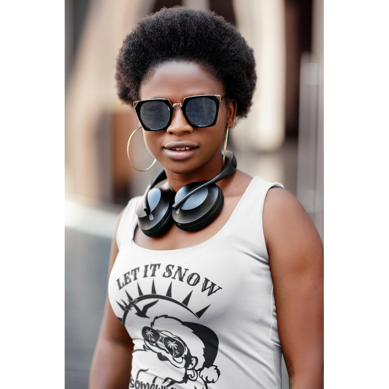 Let it Snow somewhere else SVG, Christmas at the beach svg, Santa at the beach, Christmas on the beach, Christmas at the tropic cut files - 3.jpg