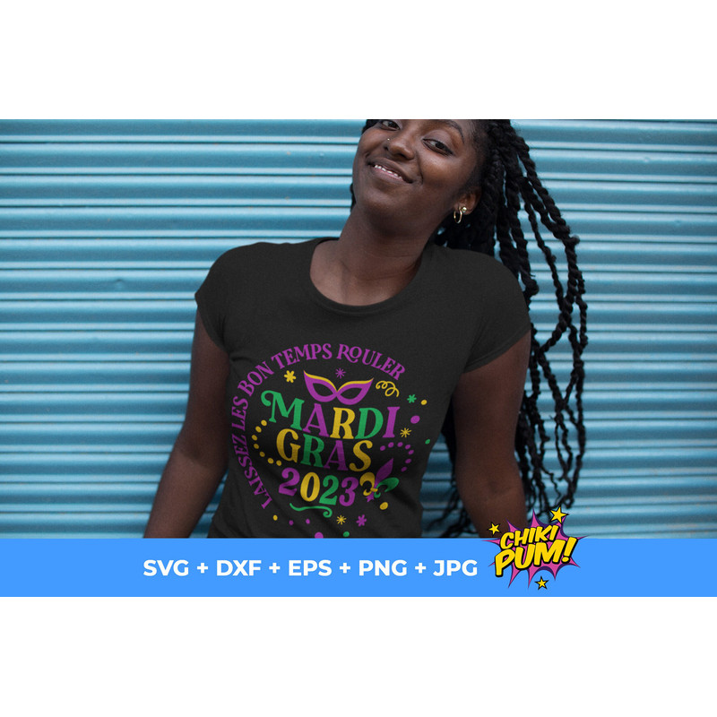 Mardi Gras 2023 SVG, Mardi Gras SVG, Laissez les bons, Mardi gras shirt SVG, Mardi gras cut files - 4.jpg
