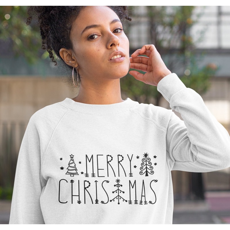 Merry Christmas SVG Christmas Shirt SVG Retro Christmas SVG Vintage Holiday Svg Boho Xmas - 3.jpg