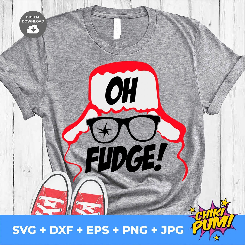 Oh Fudge Svg, Merry Christmas SVG, Christmas SVG, Fudge Svg, Christmas Clip Art, Christmas Cut Files, Cricut, Silhouette - 1.jpg
