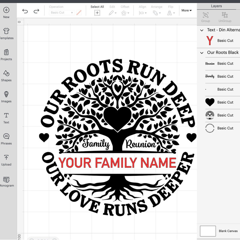 Our roots run deep but our love runs deeper SVG, Family Reunion SVG, Tree with roots SVG, Family reunion shirt png - 5.jpg