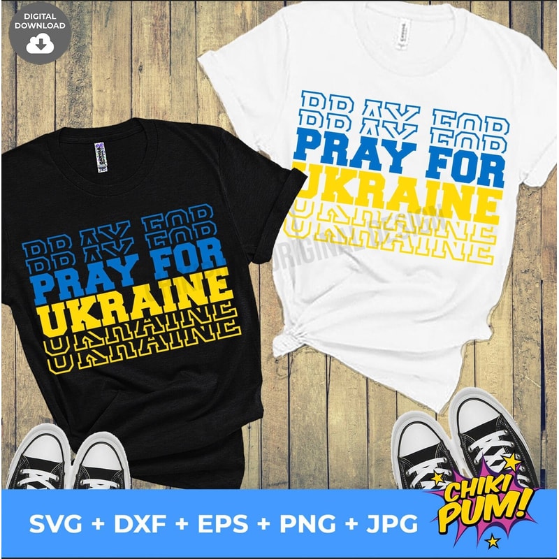 Pray for Ukraine, Pray for Ukraine svg, Support Ukraine, I stand with Ukraine, Ukraine svg, Ukrainian support Ukraine svg - 2.jpg