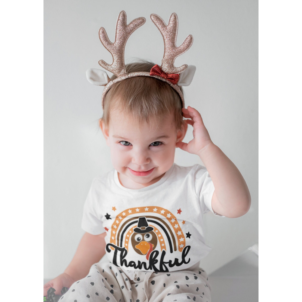 Rainbow Svg, Turkey face Svg, Thankful Svg, Fall Cut Files, Thanksgiving Svg, Girls, Kids Svg Dxf Eps Png, Silhouette Cricut - 2.jpg