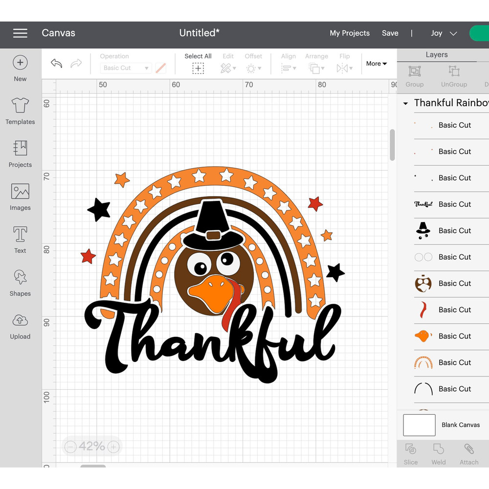 Rainbow Svg, Turkey face Svg, Thankful Svg, Fall Cut Files, Thanksgiving Svg, Girls, Kids Svg Dxf Eps Png, Silhouette Cricut - 6.jpg