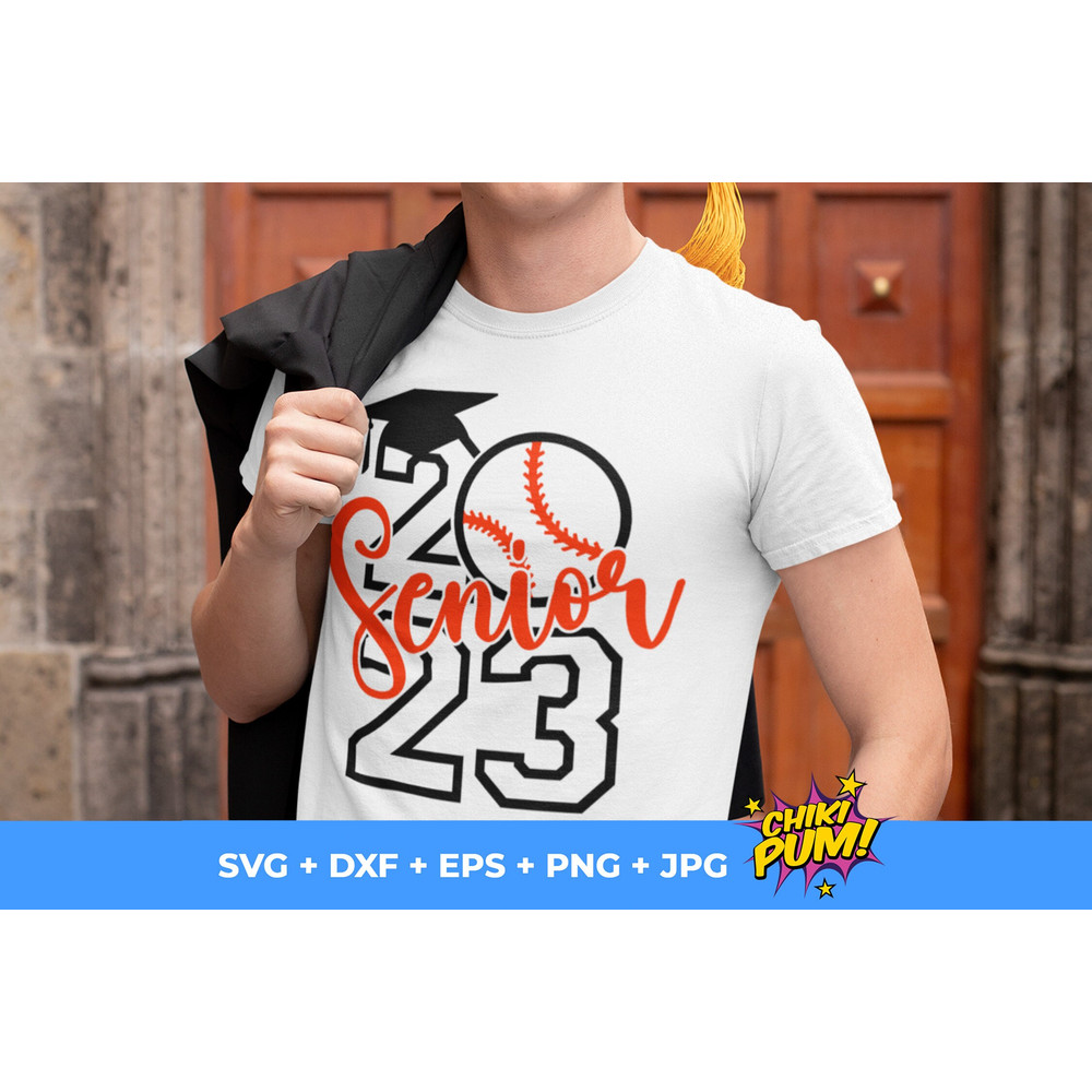 Senior 2023 SVG, Baseball graduate 2023, Senior Baseball SVG, Class of 2023, Senior Baseball Graduation SVG - 2.jpg