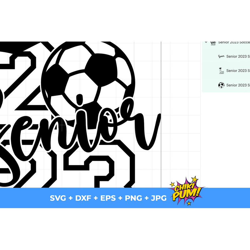 Senior 2023 SVG, Soccer graduate 2023, Senior Soccer SVG, Class of 2023, Senior Football Graduation SVG - 5.jpg