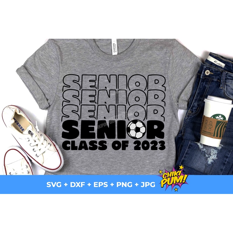 Senior 2023 SVG, Soccer graduate 2023, Senior Soccer SVG, Class of 2023, Senior Soccer Graduation SVG - 1.jpg