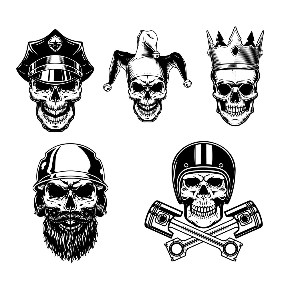 Skull svg bundle, skull png files, sugar skulls svg, Skull PNG Bundle, Skull Head Svg, Instant download - 2.jpg