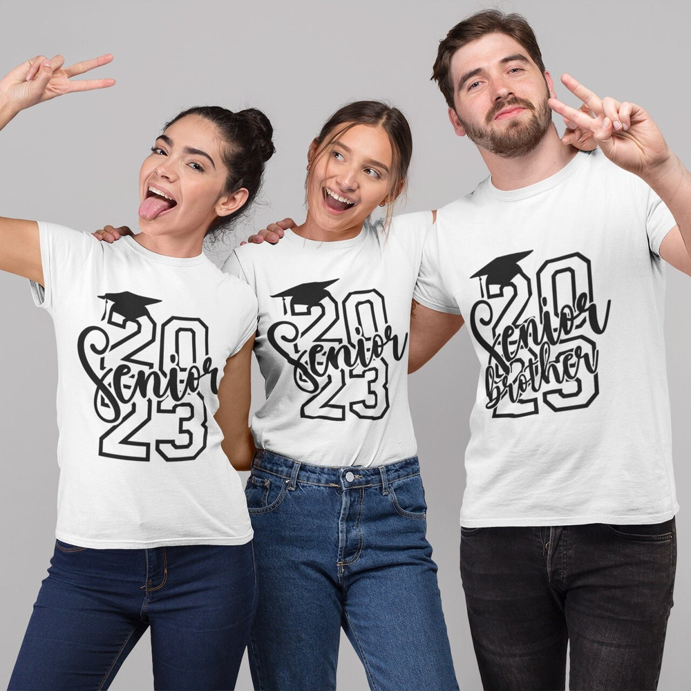 Senior Brother 2023 SVG, 2023 Graduation cut files, Class of 2023, Brother Graduate shirt SVG - 2.jpg