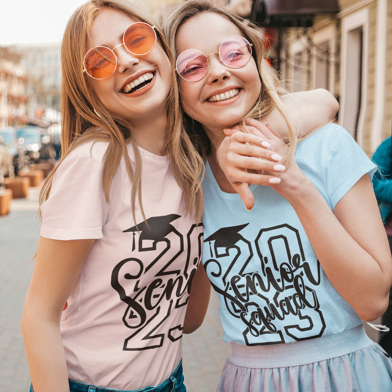 Senior Squad 2023 SVG, 2023 Graduation cut files, Class of 2023, Squad Graduate shirt SVG - 2.jpg