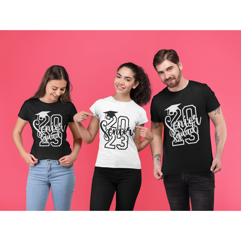 Senior Squad 2023 SVG, 2023 Graduation cut files, Class of 2023, Squad Graduate shirt SVG - 3.jpg