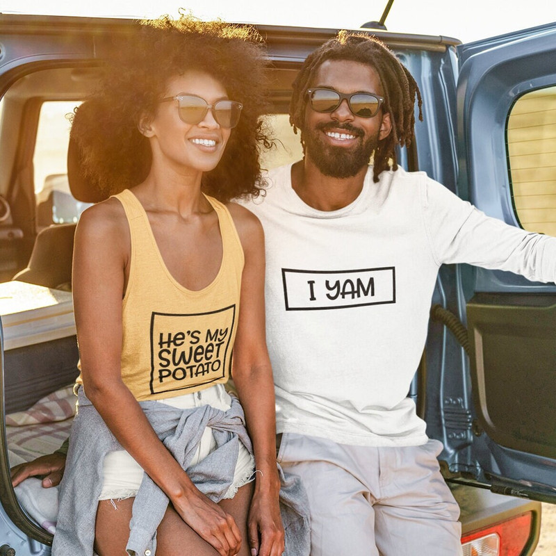 She's My Sweet Potato svg, I Yam svg, He's my sweet potato svg, Funny Thanksgiving matching shirts, Cricut cut file svg png - 3.jpg