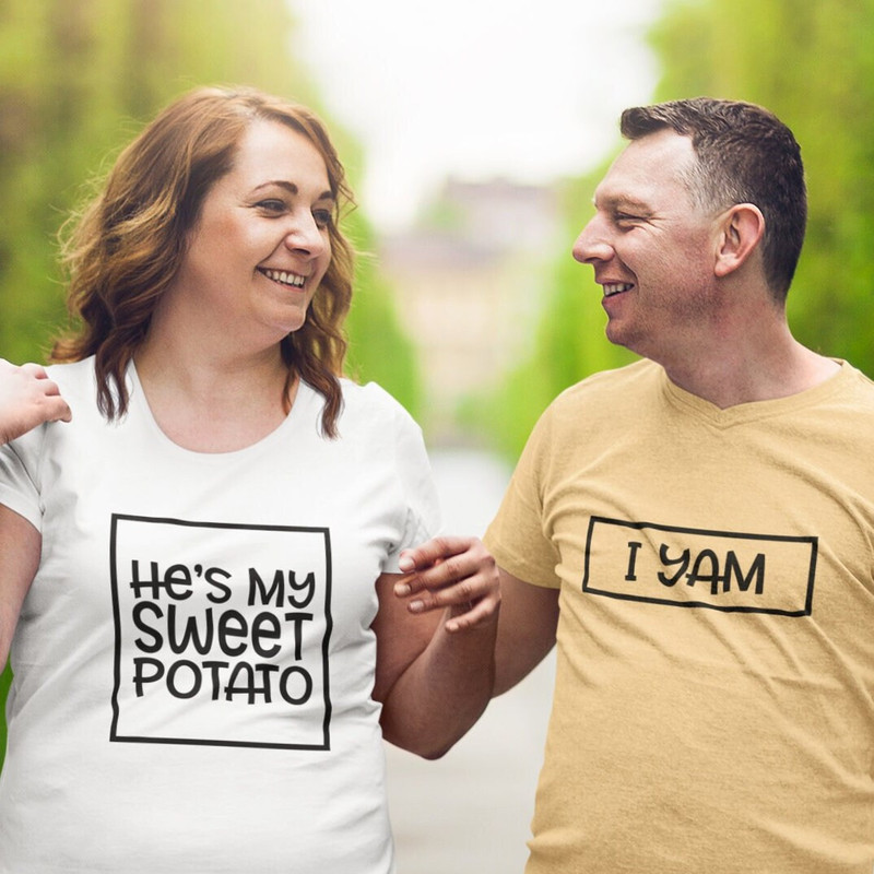 She's My Sweet Potato svg, I Yam svg, He's my sweet potato svg, Funny Thanksgiving matching shirts, Cricut cut file svg png - 4.jpg