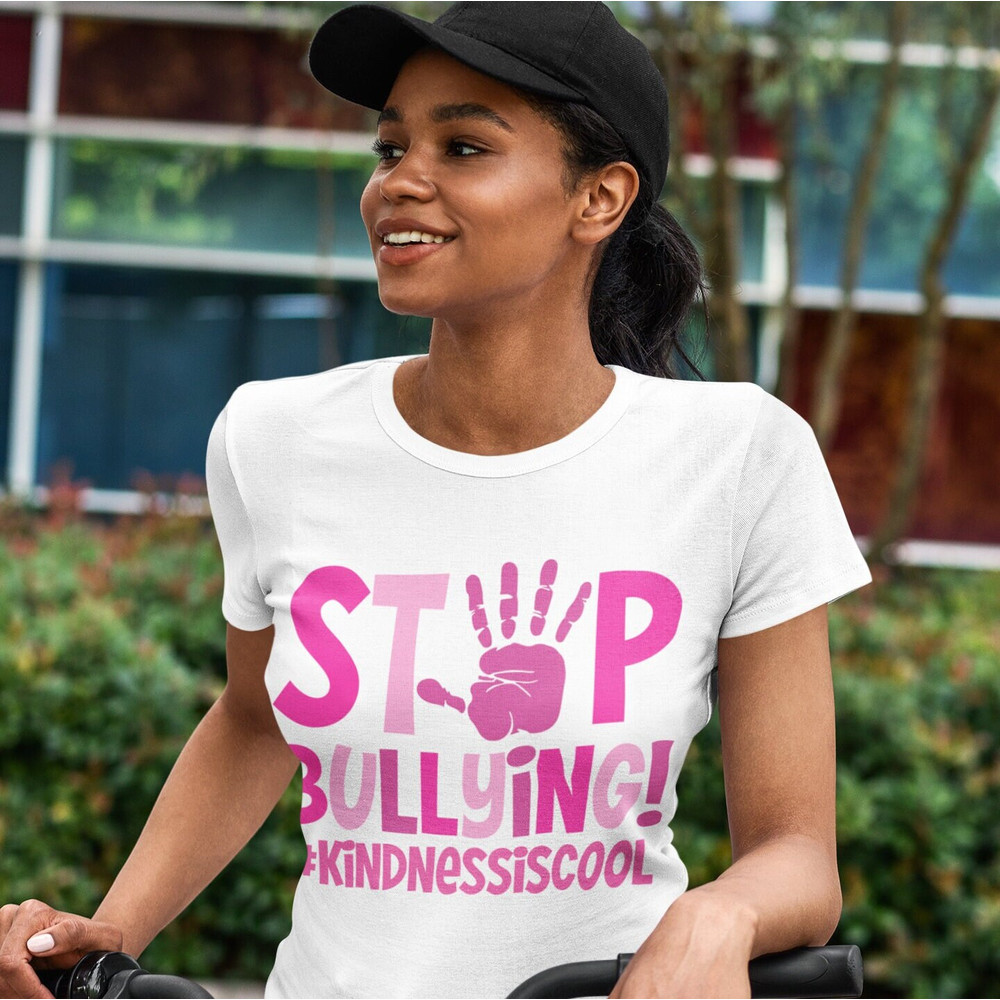 Stop Bullying SVG, Pink Shirt Day SVG, School Shirt SVG, Anti Bullying svg, Cricut cut file, Child Shirt Design, Kids svg - 3.jpg
