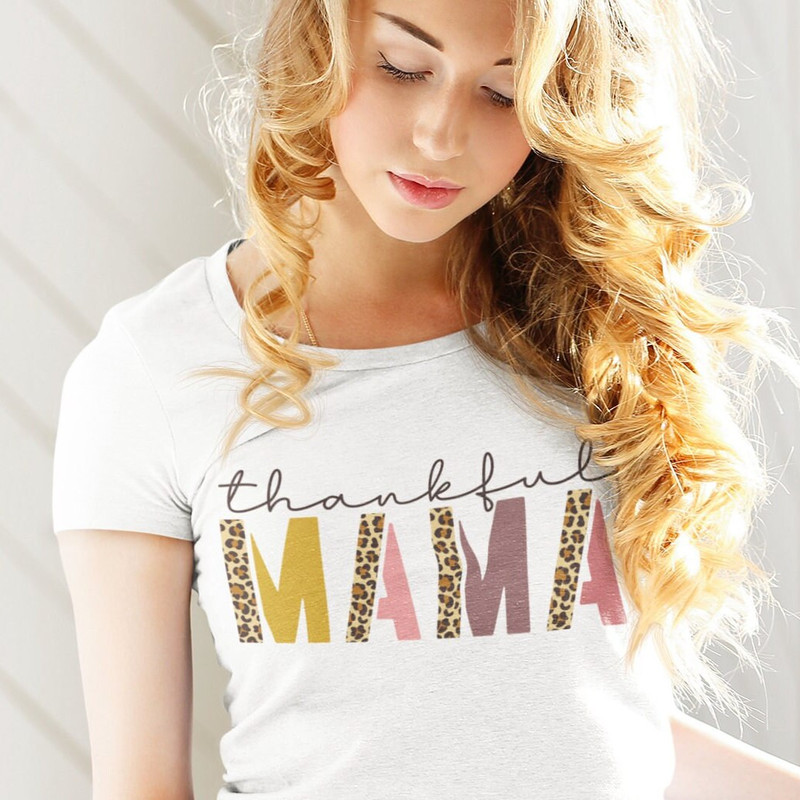 Thankful Mama SVG, Thankful Mini, Mom and Me, Thankful png, Thankful Mama PNG 300 dpi, Thanksgiving SVG, Sublimation & Cut Files - 4.jpg