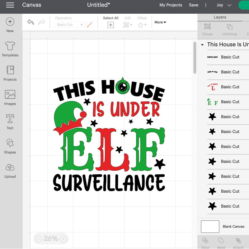 This house is under Elf surveillance svg, Christmas elf svg, Elf printable svg, DIY Christmas Elf svg - 4.jpg