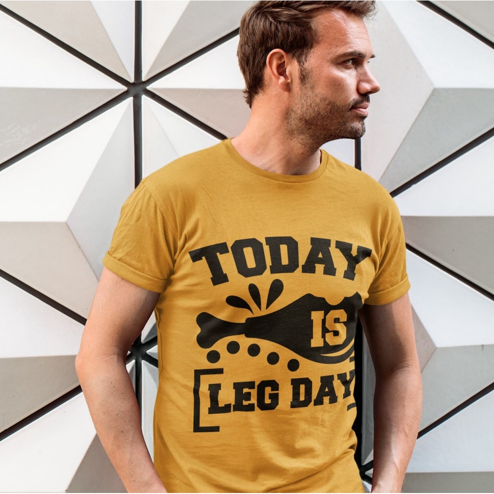 Today is Leg Day SVG, Thanksgiving SVG, Fall SVG, Sublimation Print, Digital Cut File - 4.jpg