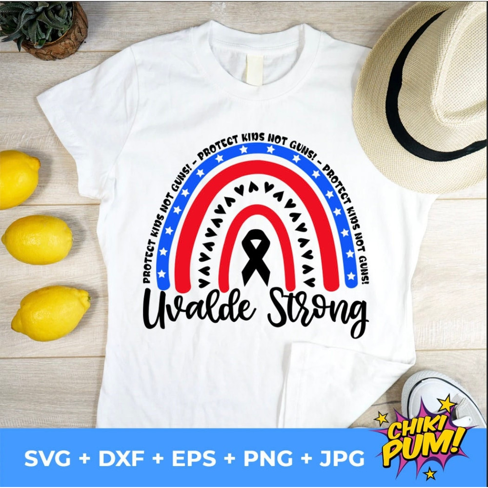 Uvalde Strong SVG, Uvalde Rainbow SVG, Pray For Texas SVG, Pray for Texas png - 1.jpg