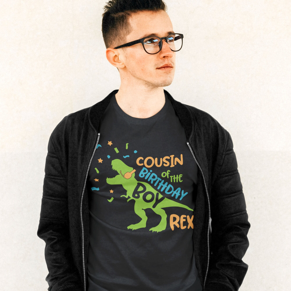 Uncle, Aunt and Cousin Bundle of the Dinosaur Birthday Boy SVG, Family Saurus svg, Boys T Rex Party Svg, Dxf, Eps, Png, Dino Shirt Design - 4.jpg