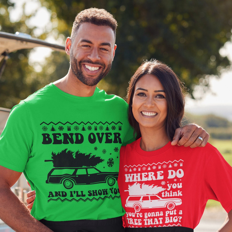 Where Do You Think You're Gonna Put A Tree That Big svg, Bend Over And I'll Show You svg, Griswold svg, Matching Ugly Christmas Sweaters - 2.jpg