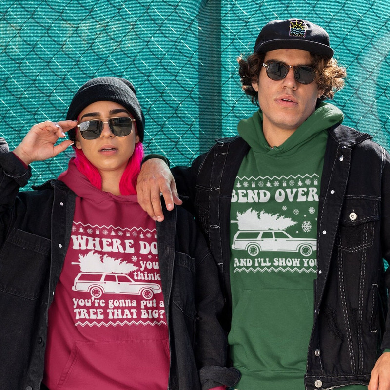 Where Do You Think You're Gonna Put A Tree That Big svg, Bend Over And I'll Show You svg, Griswold svg, Matching Ugly Christmas Sweaters - 3.jpg