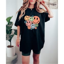cute smiley shirt, smiley face shirt, smiley emoji shirt, group smiley shirt, be happy t-shirt, motivational shirt, colo