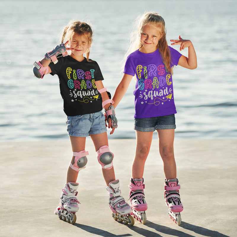 Back to School First Grade Squad svg png jpg dxf eps, Cut file, Commercial Use, SVG, First Grade svg, First Day Cut files - 2.jpg