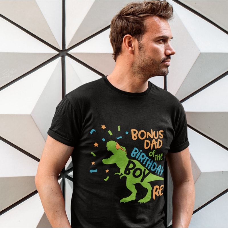 Bonus dad svg, Saurus family bundle, T-Rex Shirt Design, T Rex Birthday Svg - 3.jpg