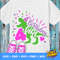 Dinosaur Birthday Girl Svg, Fourth Birthday Cut File, Four Rex Svg, 4th Birthday Svg Dxf Eps Png, T-Rex Shirt Design, Silhouette Cricut - 2.jpg
