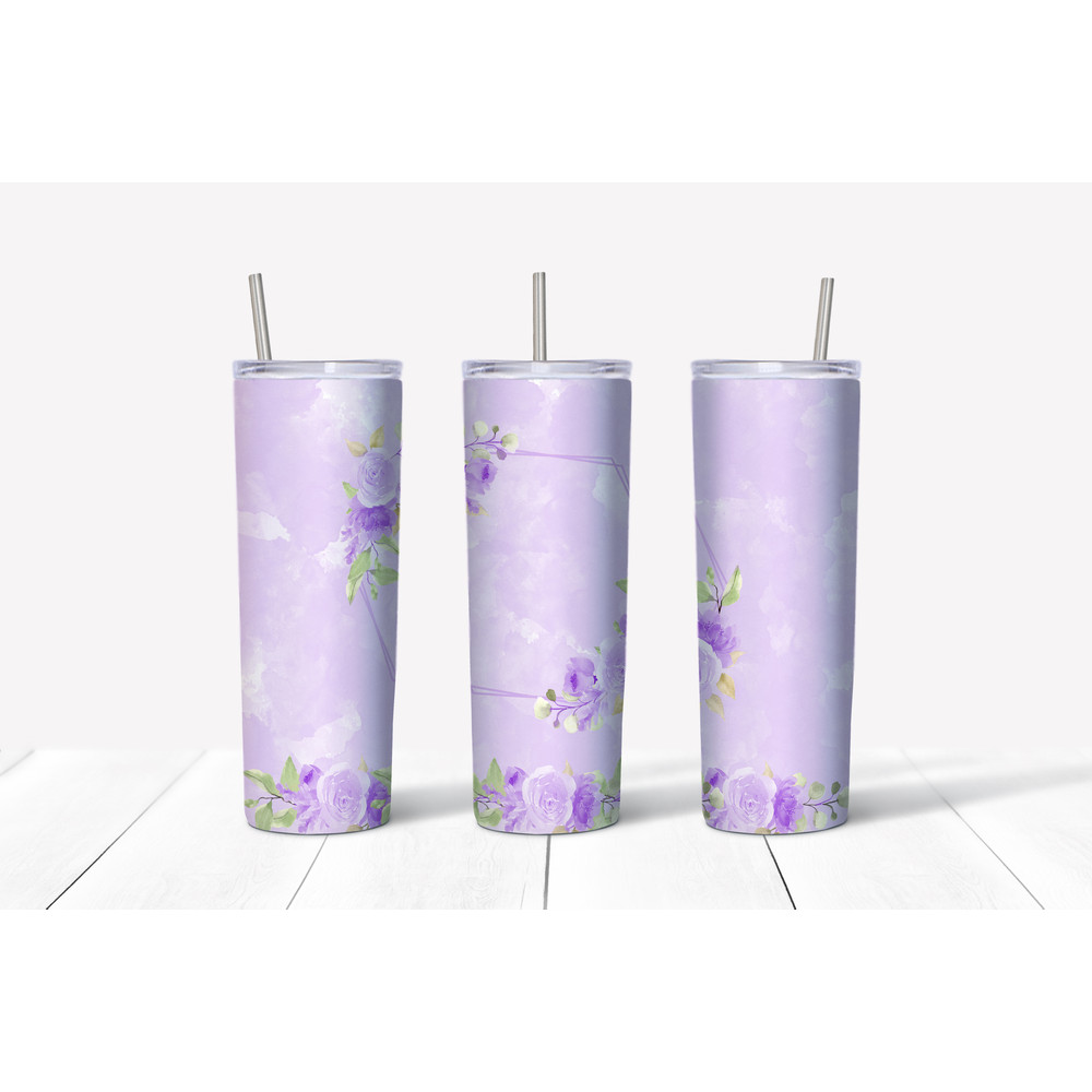 Purple Floral Frame Watercolor Mockup.jpg