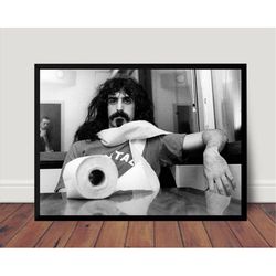 frank zappa music poster canvas wall art home decor (no frame)