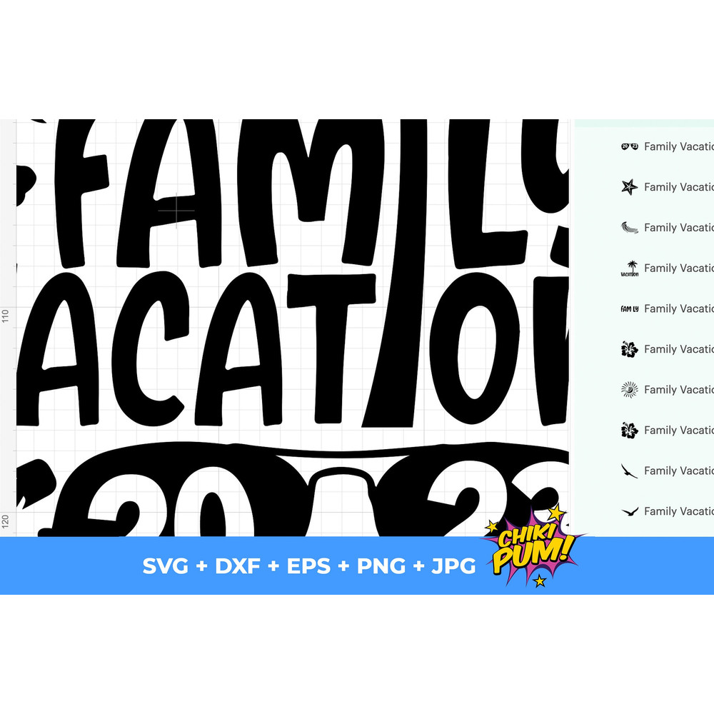 Family vacation 2023 SVG, Summer vacation SVG, Summer 2023, Family Beach Vacation, Vacation shirts SVG, Family Trip cut files - 4.jpg