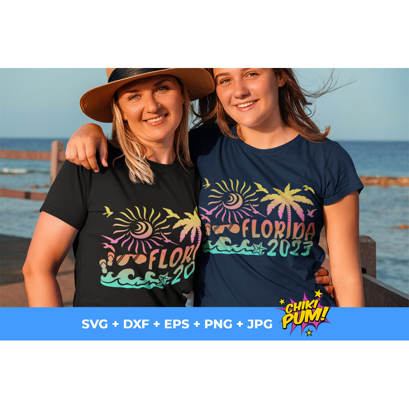 Florida 2023 SVG, Florida Vacation, 2023 Svg, USA Vacation, Florida Summer Beach Svg, Family Vacation SVG, Svg Files For Cricut - 2.jpg