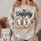 No Diggity Bout To Bag It Up Halloween Sweatshirt, Retro Funny Ghost Cat Sweatshirt, Black Cat Halloween Sweater For Women - 1.jpg