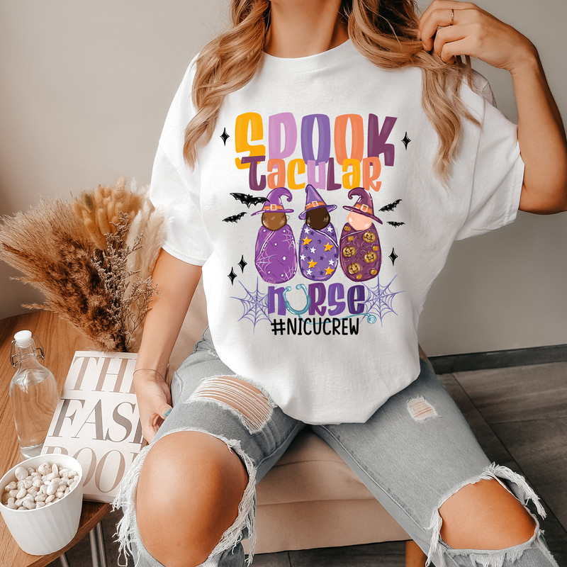 NICU Nurse Sweatshirt, Halloween Nurse Sweatshirt, Neonatal ICU Shirt, Nurse Squad Sweater, NICU Nurse Gift, Nurse Appreciation Gift - 6.jpg