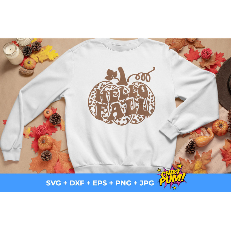 Hello Fall SVG, Hello Fall Png, Leopard svg, png, eps, Jpg, dxf, Ready To Press Sublimation, svg for Cricut, Silhouette - 2.jpg