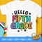 Hello Fifth Grade Svg, 1st Day of School Cut Files, Fifth Grade svg, Back To School Svg, Dxf, Eps, Png, Silhouette, Cricut - 1.jpg