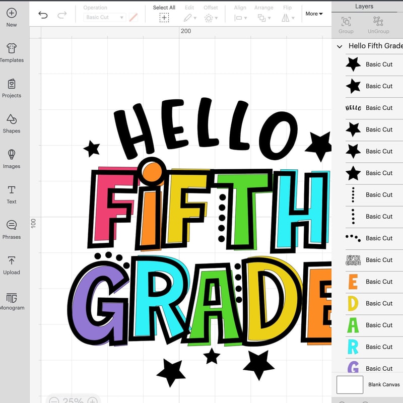 Hello Fifth Grade Svg, 1st Day of School Cut Files, Fifth Grade svg, Back To School Svg, Dxf, Eps, Png, Silhouette, Cricut - 2.jpg