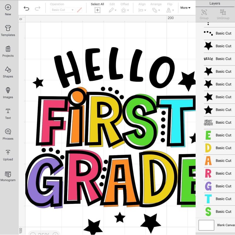 Hello First Grade Svg, 1st Day of School Cut Files, First Grade svg, Back To School Svg, Dxf, Eps, Png, Silhouette, Cricut - 2.jpg