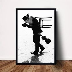 tom waits music poster canvas wall art home decor (no frame)