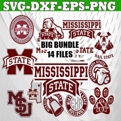 bundle 14 files mississippi state bulldogs football team svg, mississippi state bulldogs svg, n c a a teams svg, n c a a