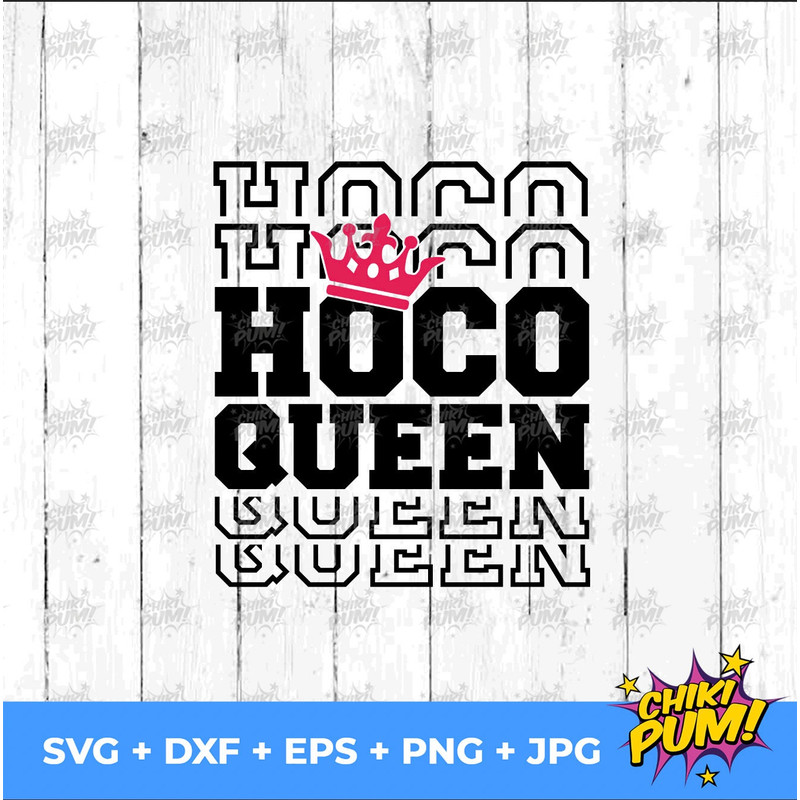 Homecoming Queen SVG, Hoco Queen svg, Homecoming svg,  Digital Download - 3.jpg
