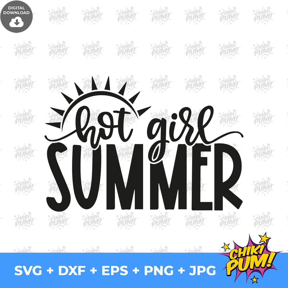 Hot Girl Summer Svg, Hot Mom Summer Svg, Design Download, Cricut, Silhouette, Instant Download - 6.jpg