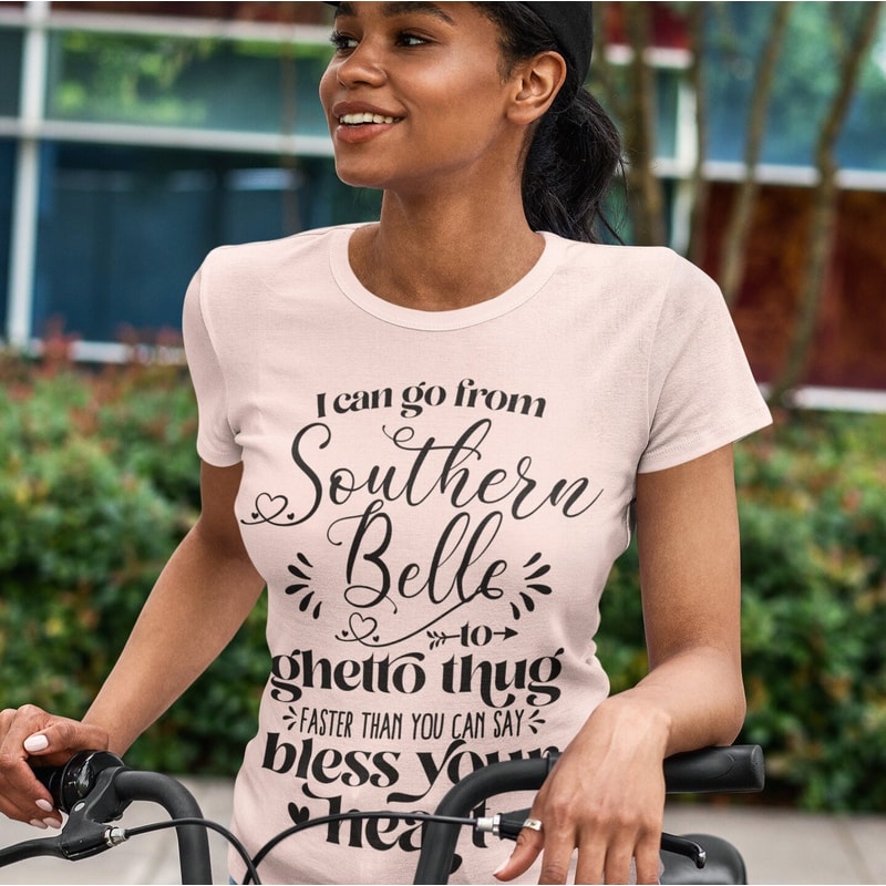 I Can Go From Southern Belle to Ghetto Thug SVG, Funny Southern SVG Files, Sarcastic Sassy SVG, Southern Saying Svg, Instant Download - 2.jpg