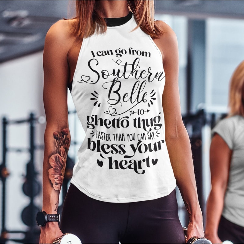 I Can Go From Southern Belle to Ghetto Thug SVG, Funny Southern SVG Files, Sarcastic Sassy SVG, Southern Saying Svg, Instant Download - 3.jpg