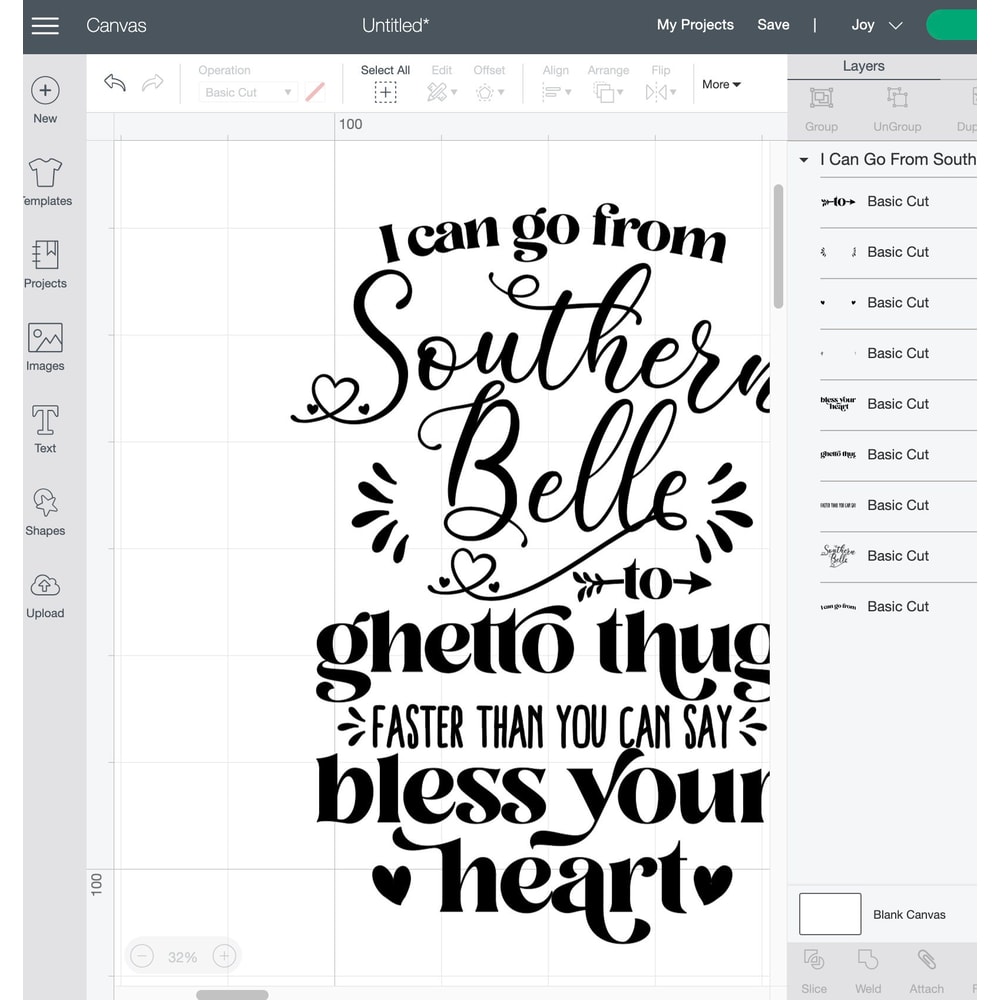 I Can Go From Southern Belle to Ghetto Thug SVG, Funny Southern SVG Files, Sarcastic Sassy SVG, Southern Saying Svg, Instant Download - 6.jpg