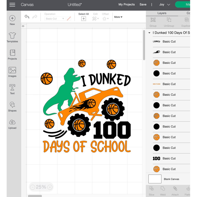 I dunked 100 days of school SVG, 100 days of school SVG, Monster Truck svg, Dinosaur svg, 100 days basketball, 100 days boy shirt - 4.jpg
