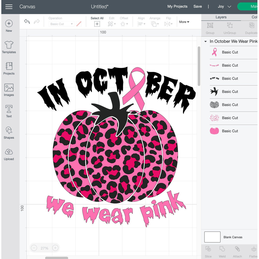 In October We Wear Pink svg, Breast Cancer Awareness, Pink Ribbon, Pink October svg, Pumpkin Leopard, Digital Download, svg dxf png jpg eps - 6.jpg