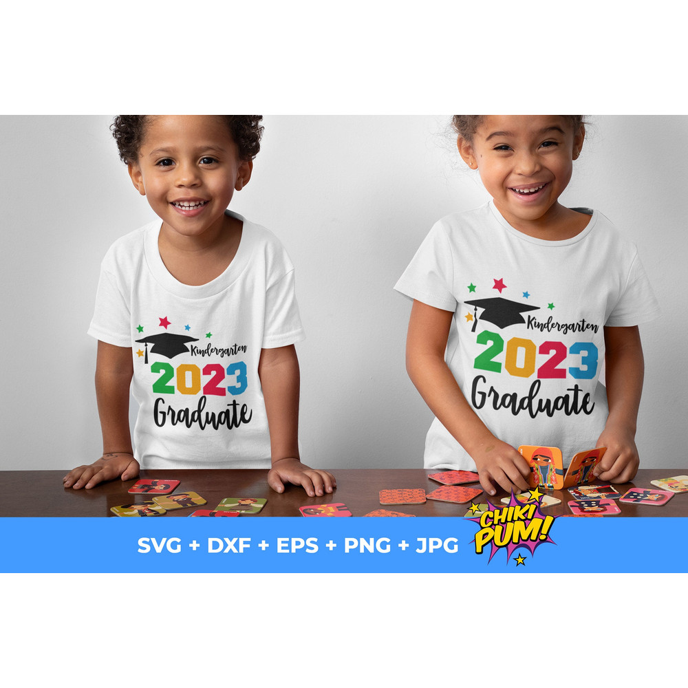 Kindergarten Grad 2023 SVG, Kindergarten Graduation SVG, Class of 2023 SVG, clipart, clip art, Cricut, Silhouette, Instant Download - 10.jpg