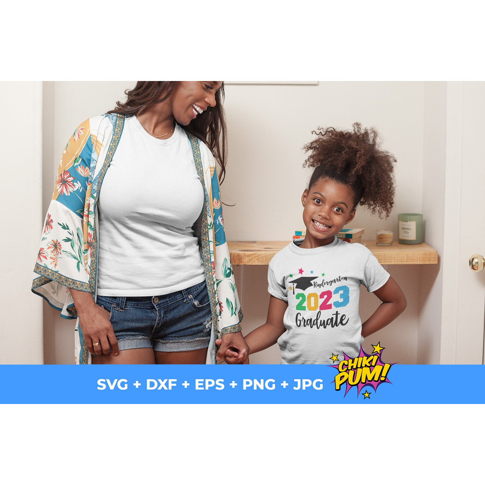 Kindergarten Grad 2023 SVG, Kindergarten Graduation SVG, Class of 2023 SVG, clipart, clip art, Cricut, Silhouette, Instant Download - 3.jpg